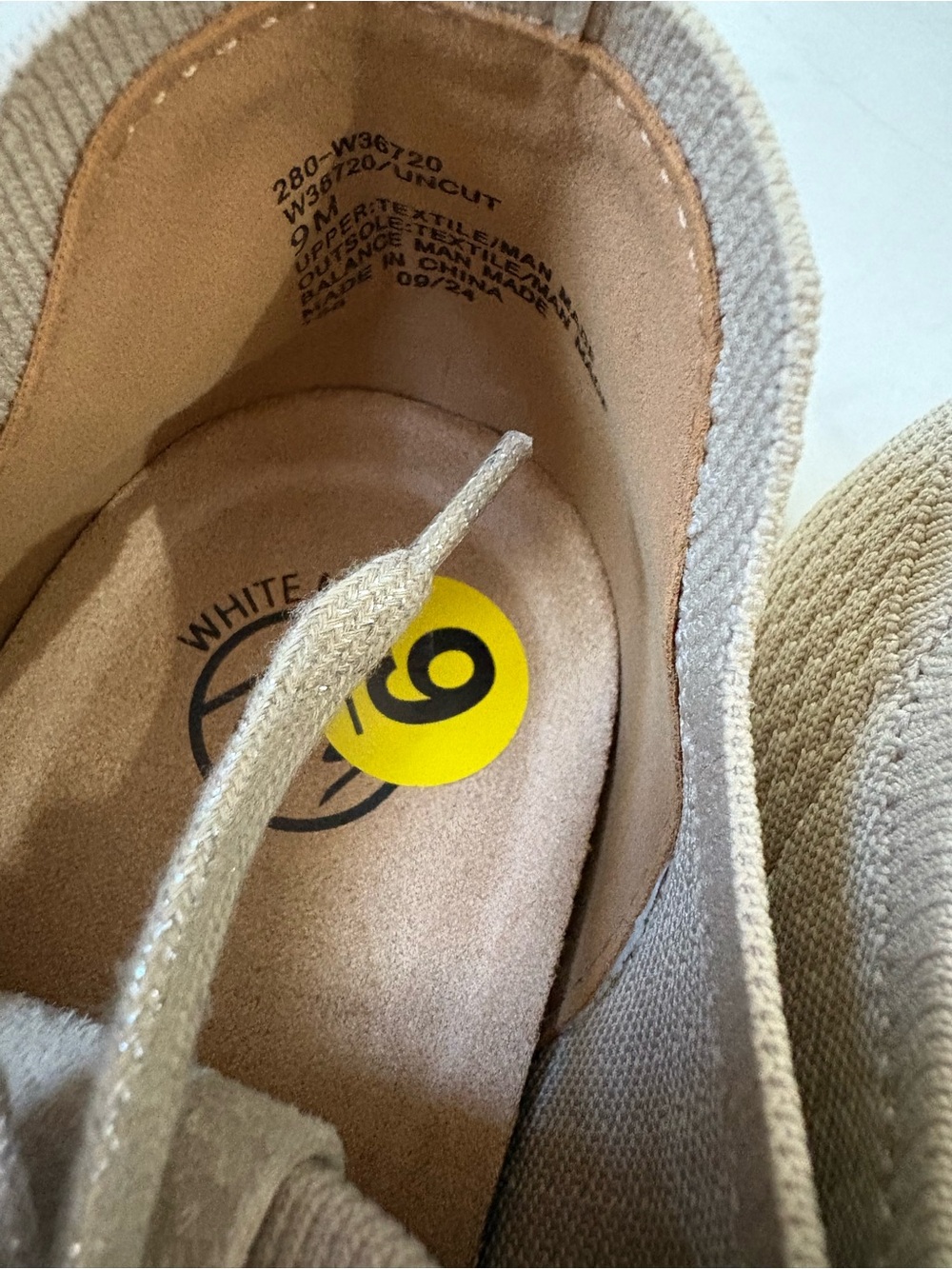 NWT Tan Sneakers - Picture 2 of 2